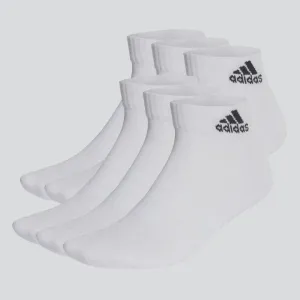 ADIDAS CUSHIONED SPORTSWEAR ANKLE SOCKS 6 PAIRS - HT3442