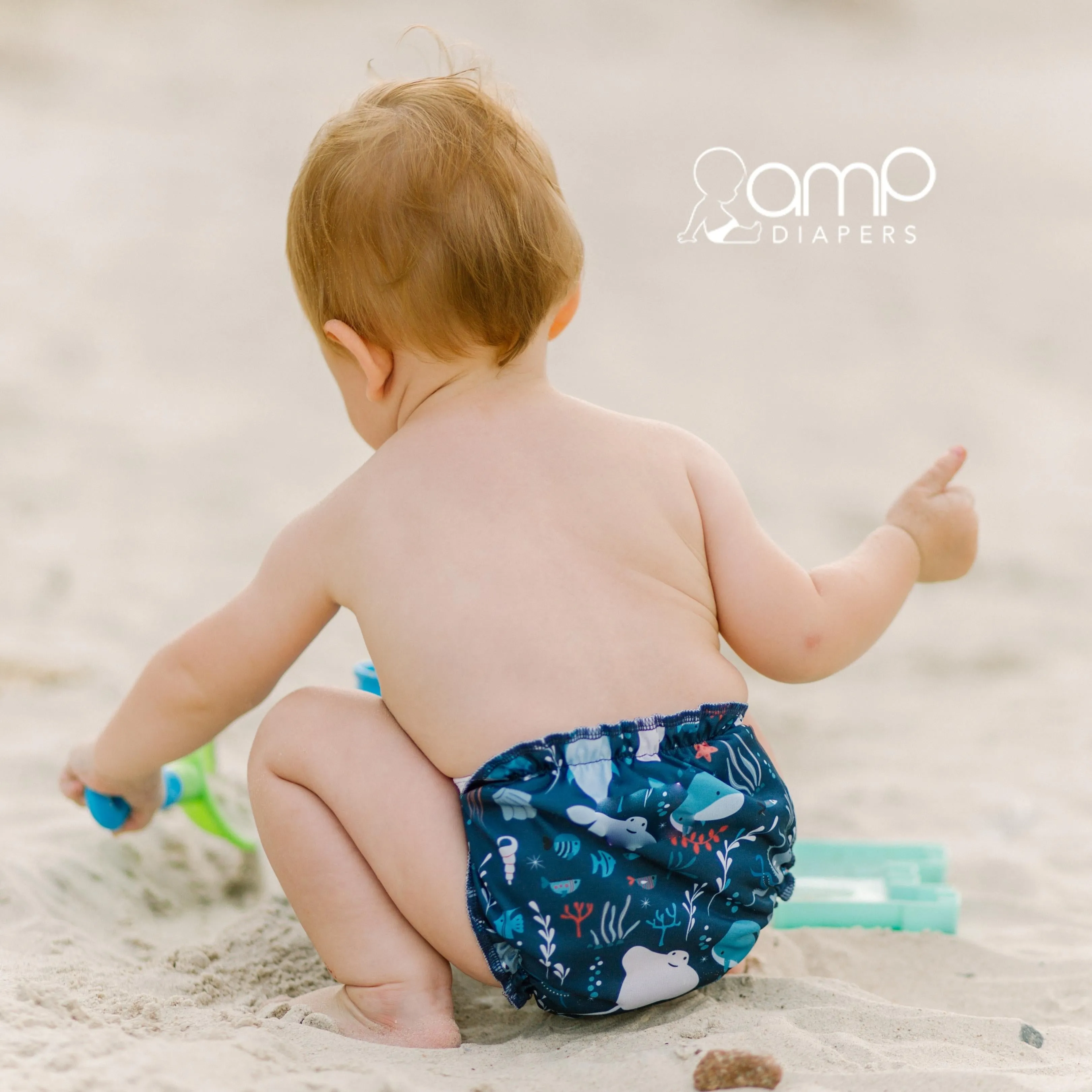 AMP Swim Diaper - LARGE (15-38lbs)