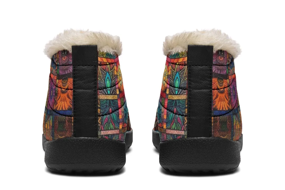 Blotter Quilt Winter Slippers