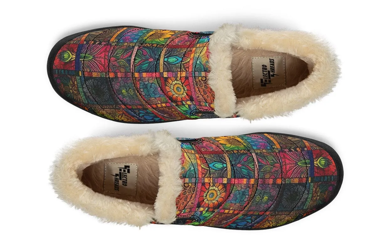 Blotter Quilt Winter Slippers