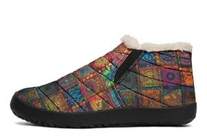 Blotter Quilt Winter Slippers