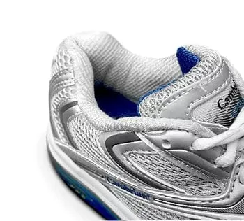 Cambrian Men's Genesis Walking Shoes- Silver/ Navy