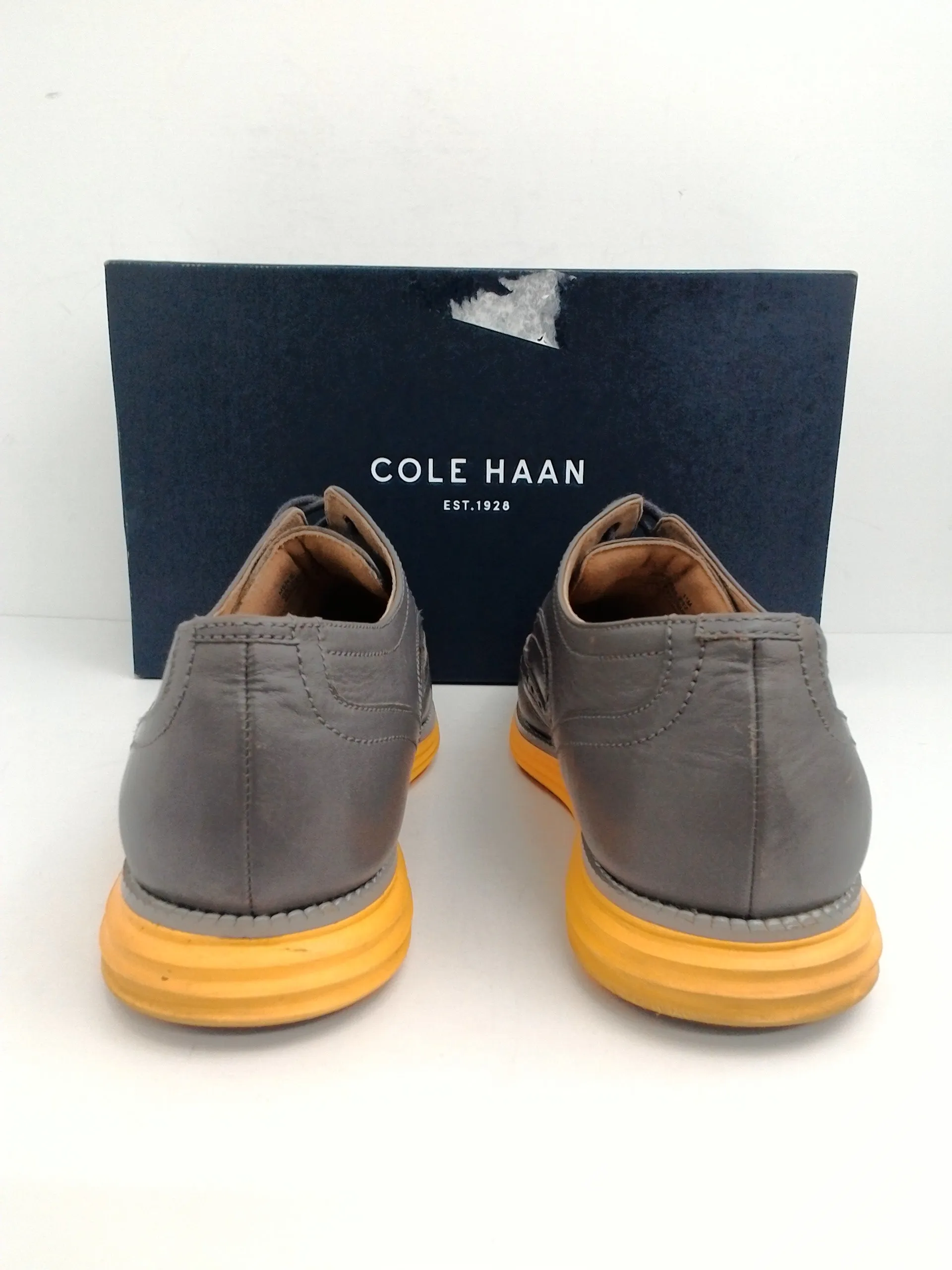 Cole Haan Men's Original Grand Wing Oxfords Grey Size 11 M