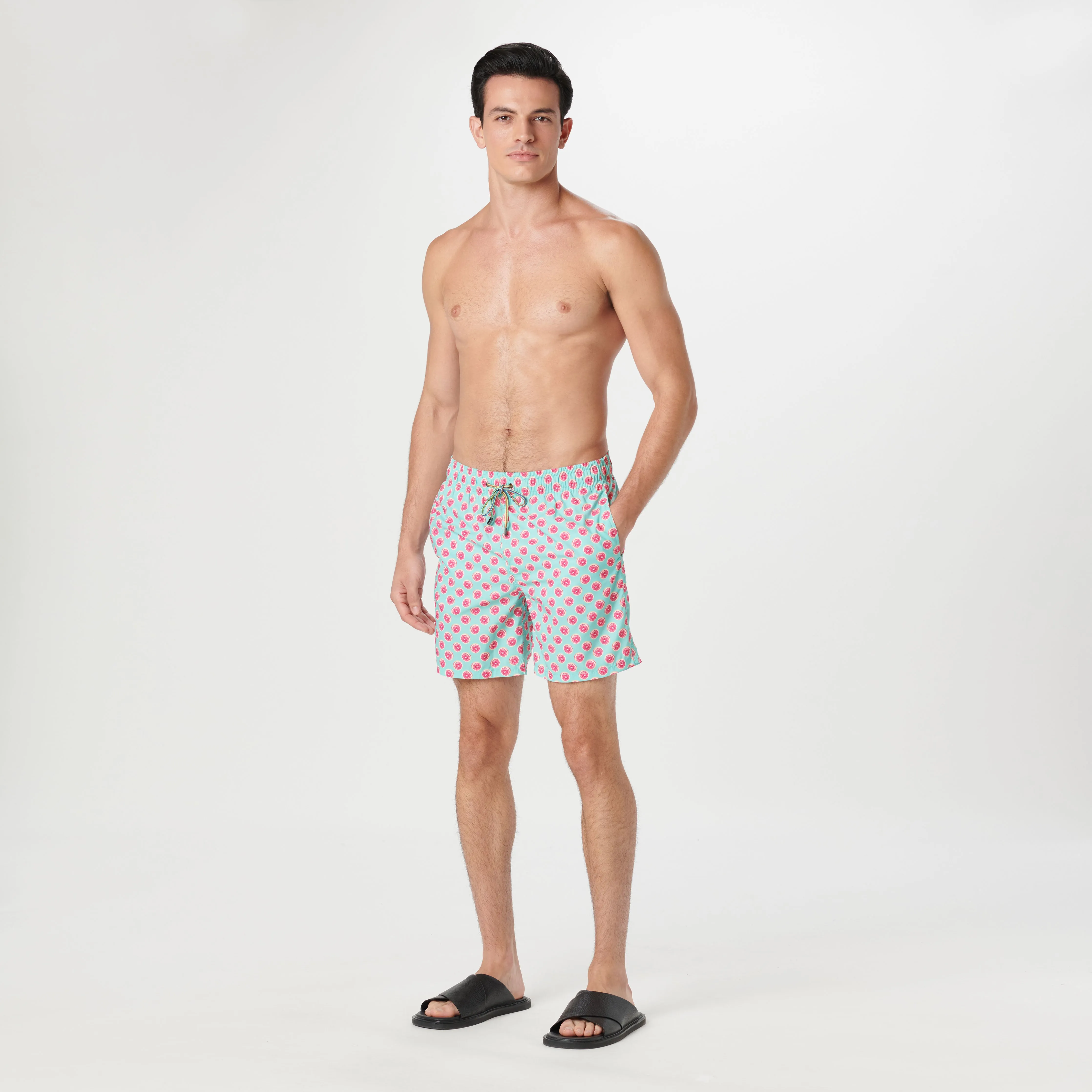 Cosmo Grapefruit Swim Trunks