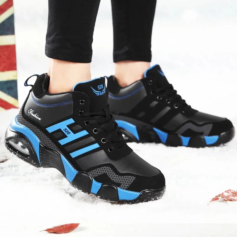 Cuzcare Men Orthopedic Shoes Non-shock Sole Plush Winter Boots