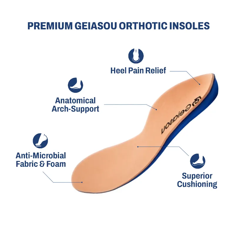 Cuzcare Women Orthopedic Shoes Arch Support Breathable Elastic Shoes