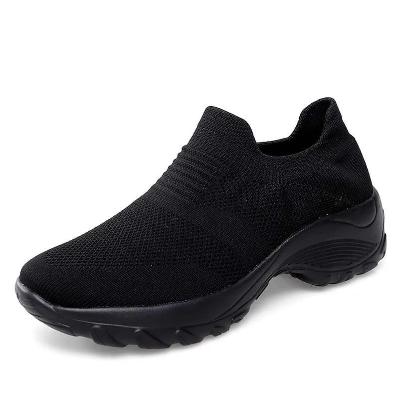 Cuzcare Women Orthopedic Shoes Arch Support Breathable Elastic Shoes