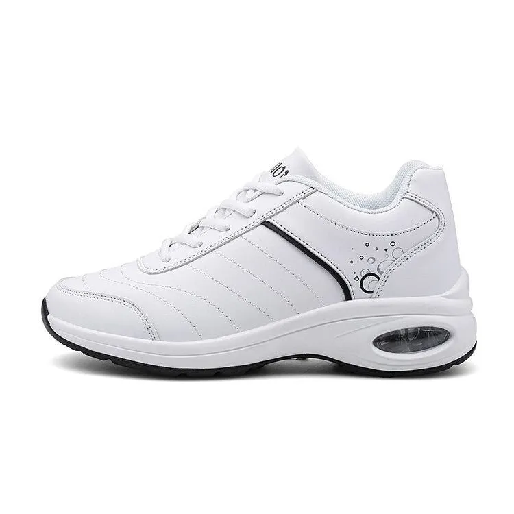 Cuzcare Women Orthopedic Shoes Leather Waterproof Sneakers