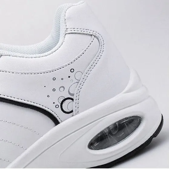 Cuzcare Women Orthopedic Shoes Leather Waterproof Sneakers