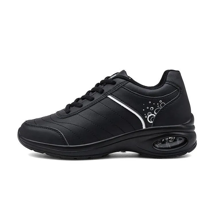 Cuzcare Women Orthopedic Shoes Leather Waterproof Sneakers