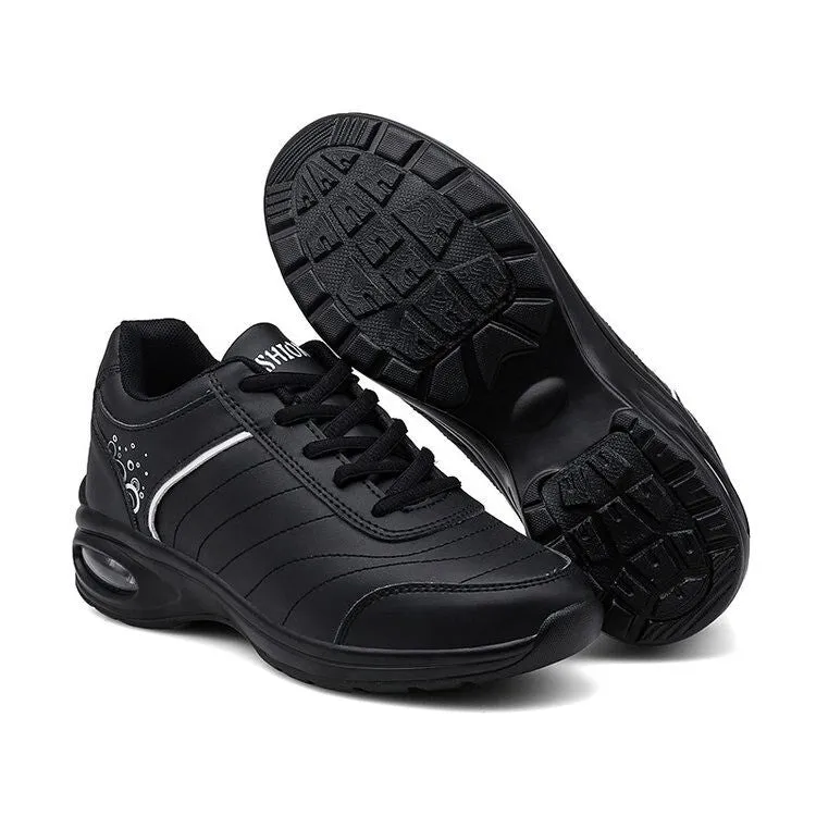 Cuzcare Women Orthopedic Shoes Leather Waterproof Sneakers
