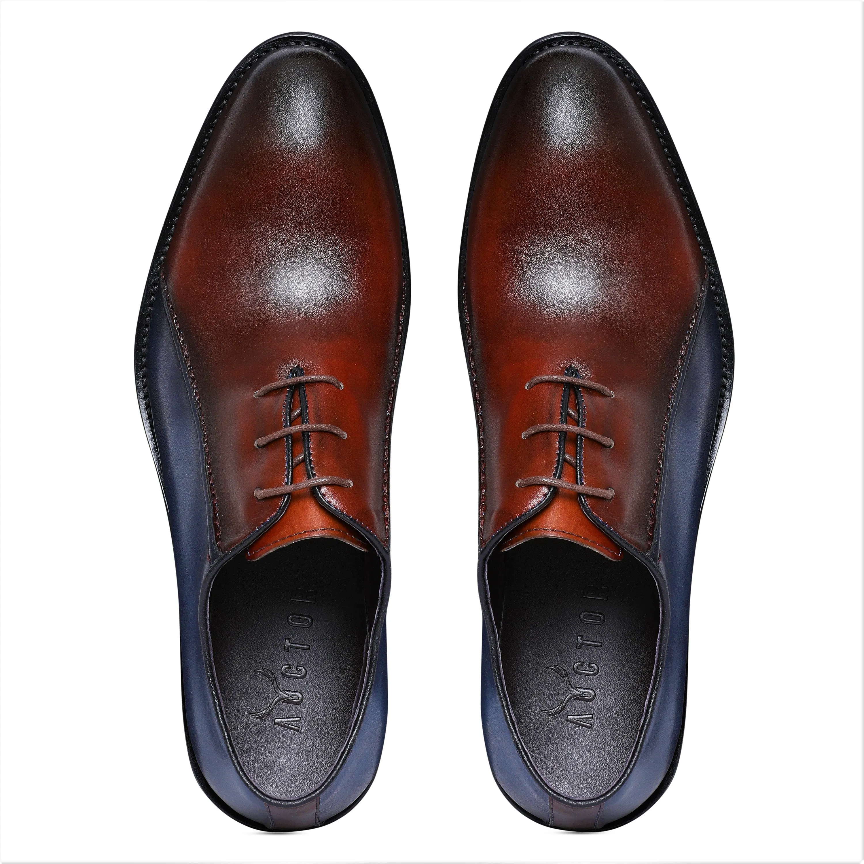 David Oxfords Cherry & Blue