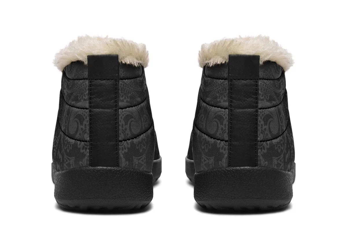 Ghost Mandala Winter Slippers
