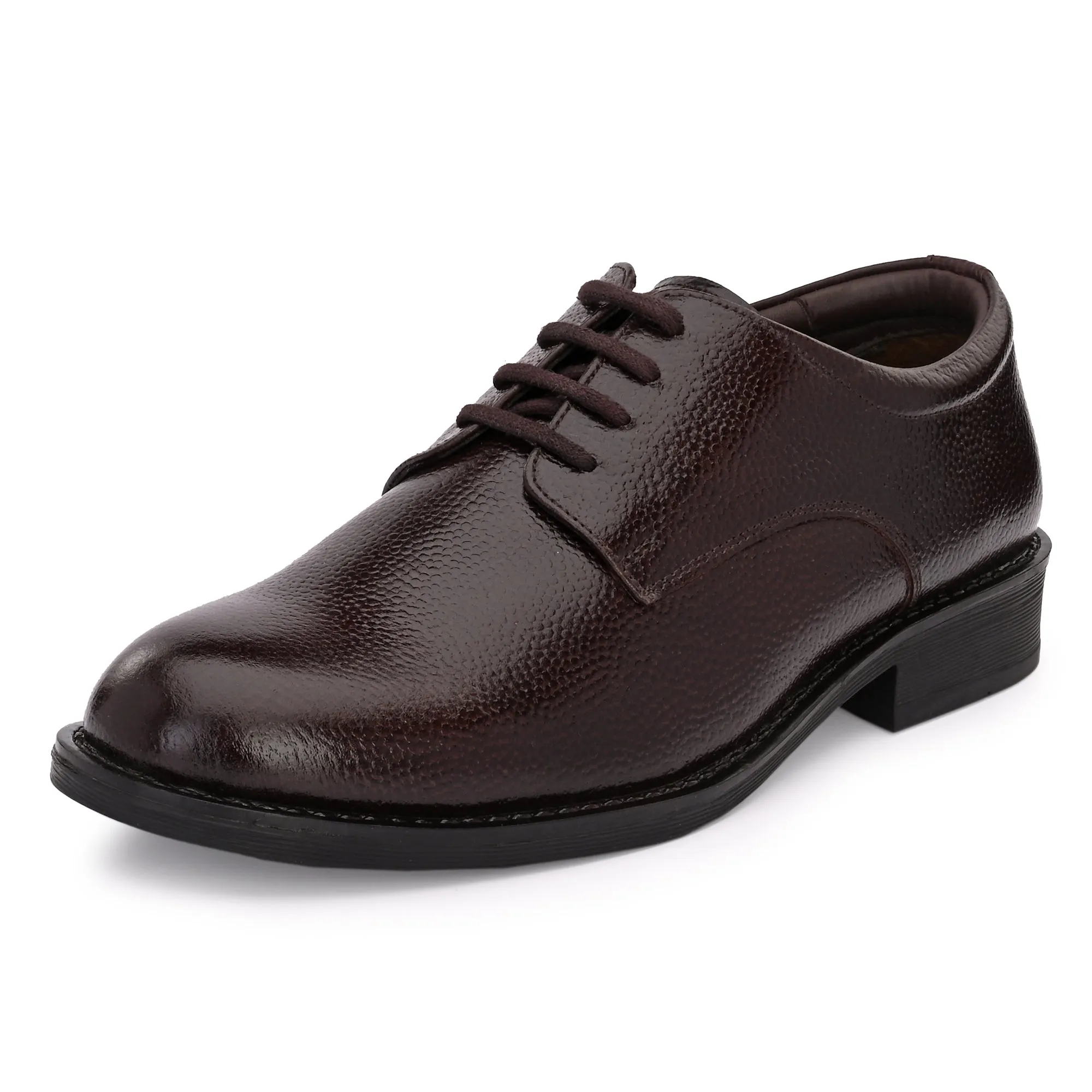 Grand Full Grain Leather Plain Derby Lace Ups