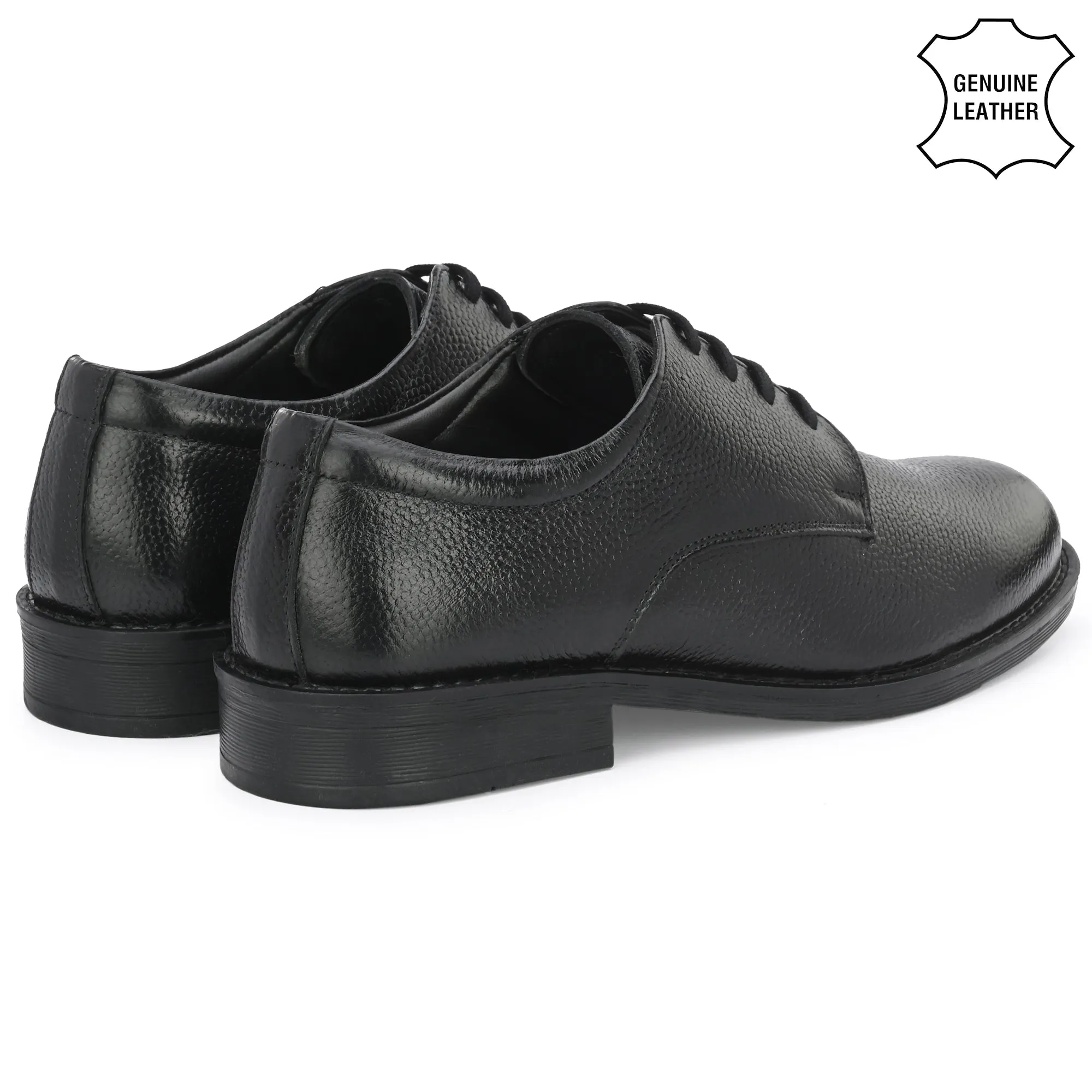Grand Full Grain Leather Plain Derby Lace Ups