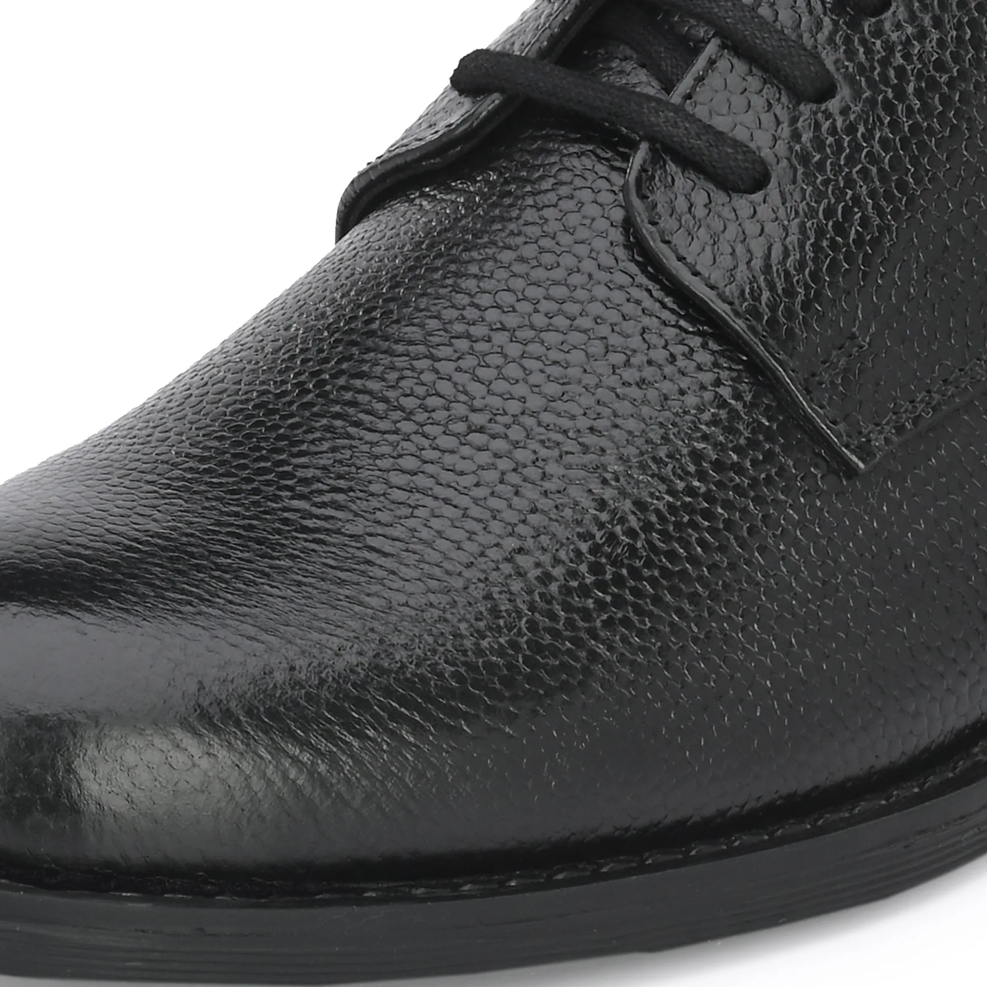 Grand Full Grain Leather Plain Derby Lace Ups