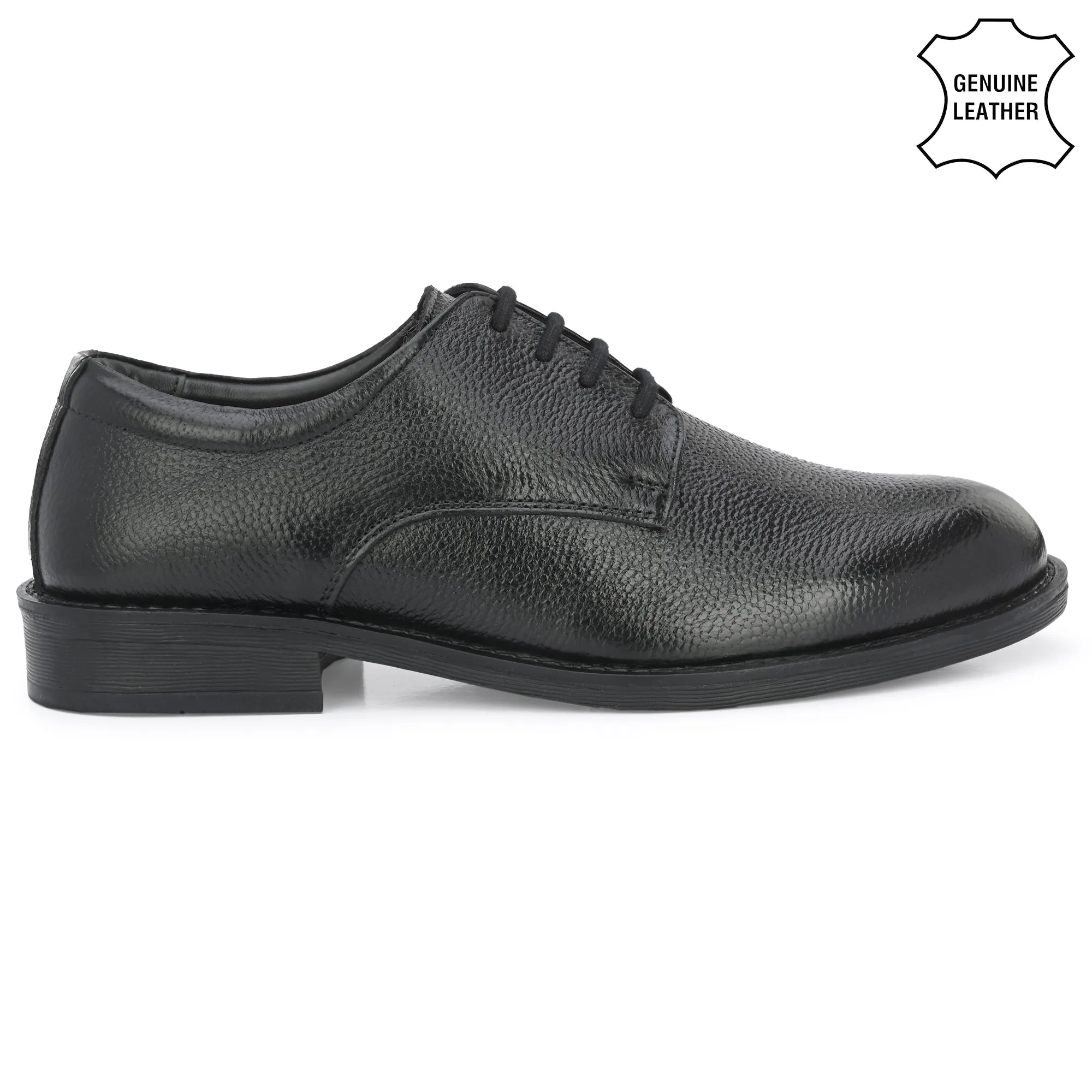 Grand Full Grain Leather Plain Derby Lace Ups