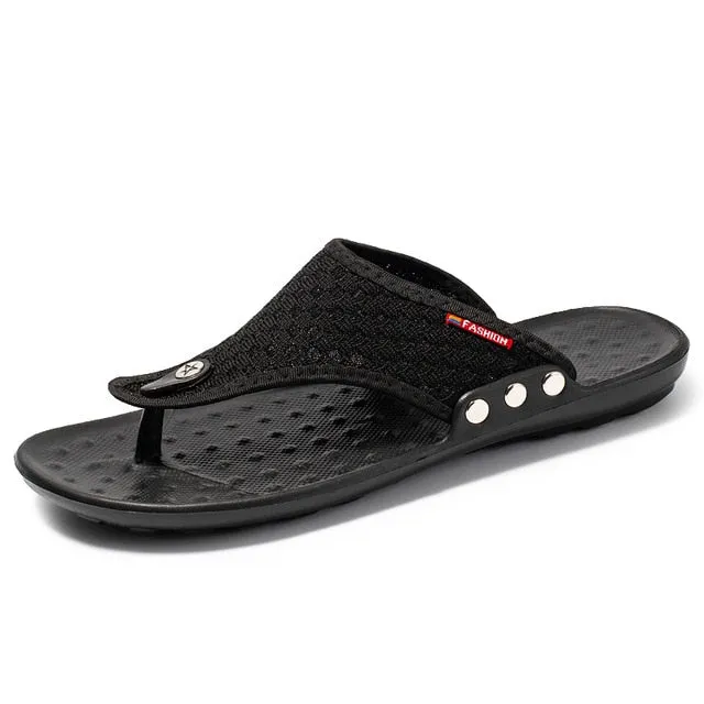 Groovywish Men Best Sandals For Walking Casual Summer Flip-flops
