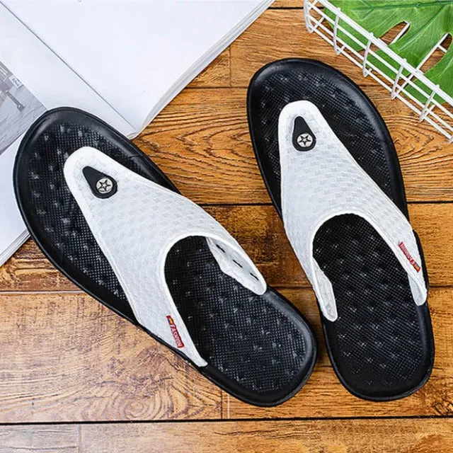 Groovywish Men Best Sandals For Walking Casual Summer Flip-flops