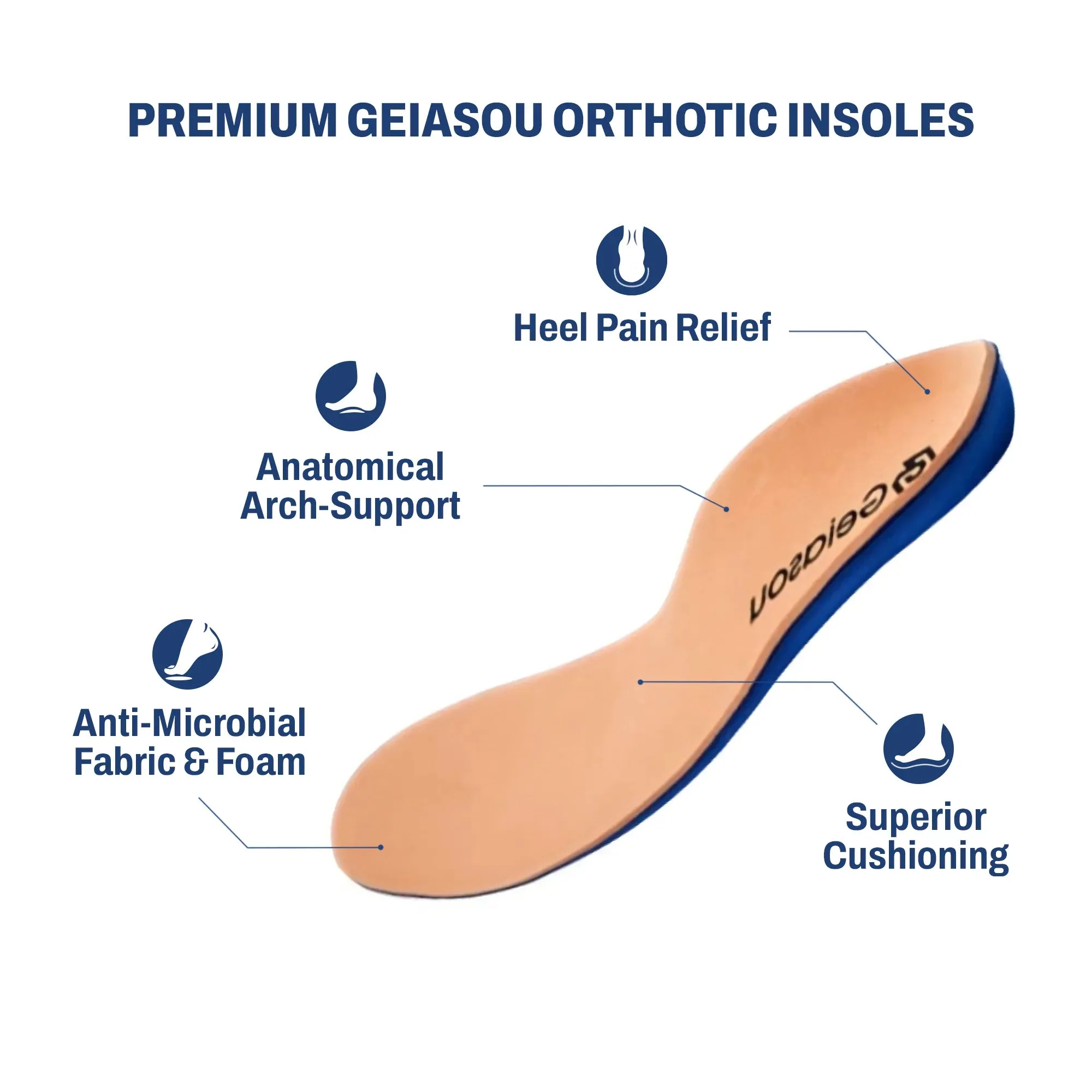 GRW Orthopedic Men Shoes Breathable Comfort Elegant Dress Shoes