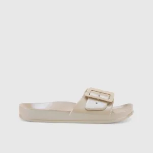 Holster Solace Slide Sandal Sand Metallic HST374