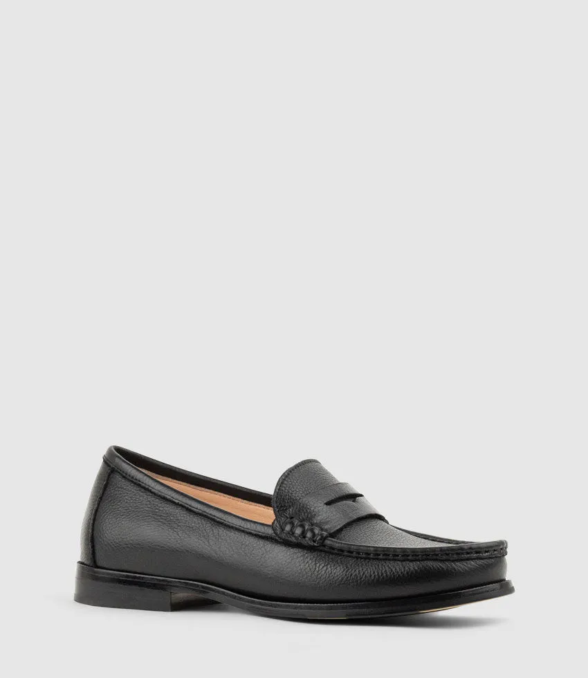 HUGO Penny Loafer in Black