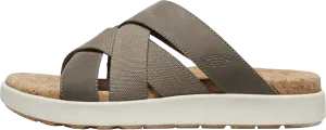 Keen Women's Elle Mixed Slide Sandals- Brindle/ Birch