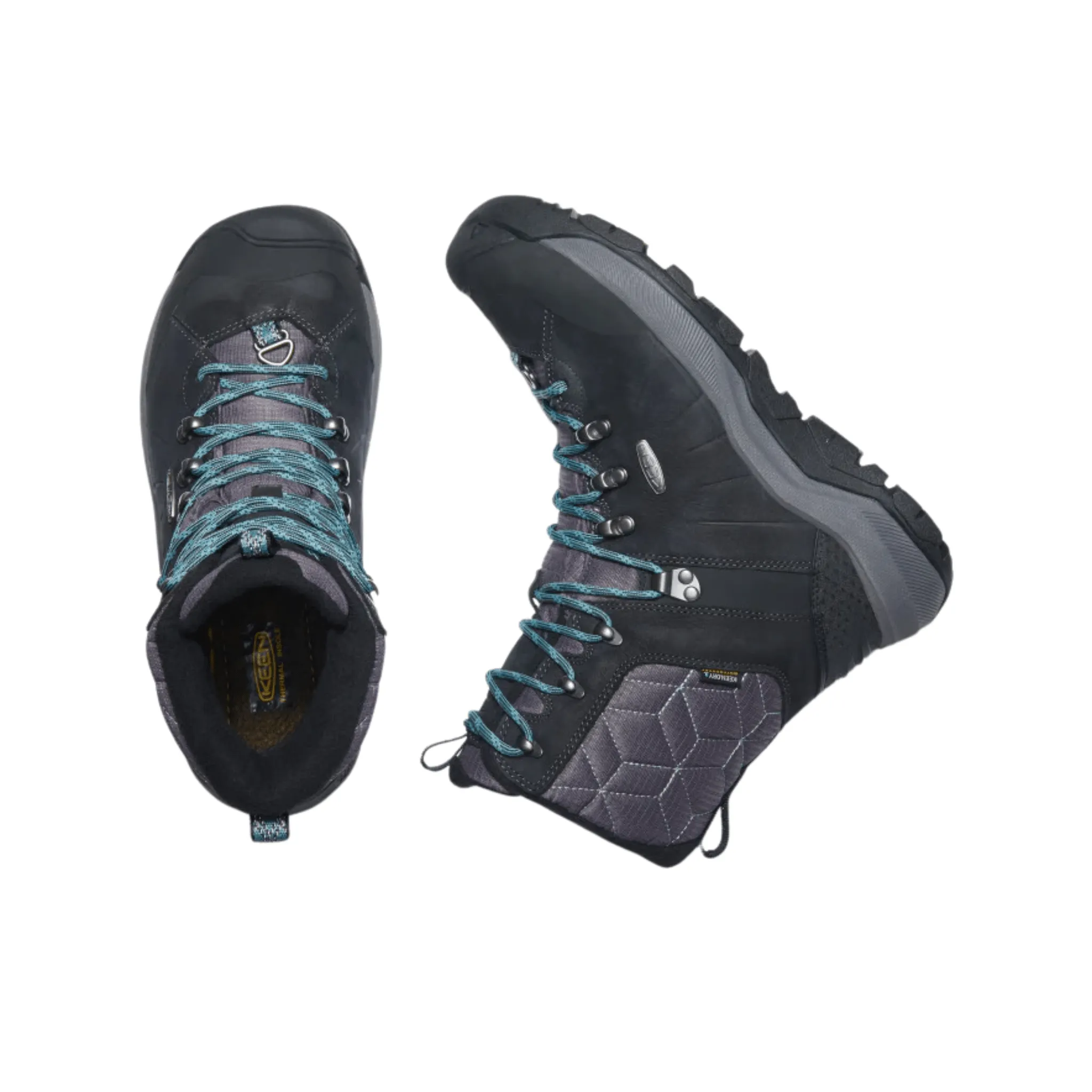 KEEN Women's Revel IV High Polar Waterproof Winter Boots - Black/North Atlantic FINAL SALE