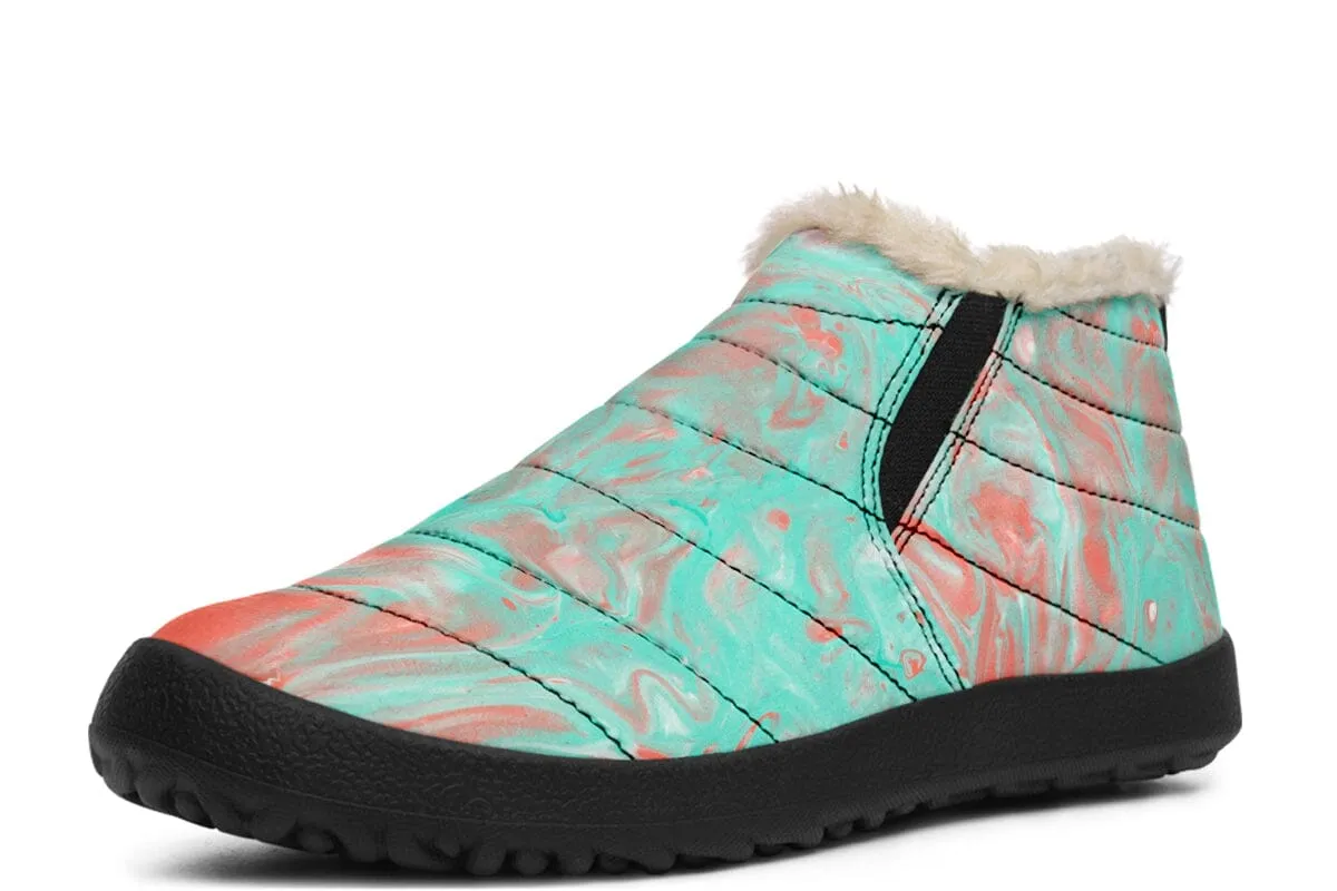 Marble Winter Slippers
