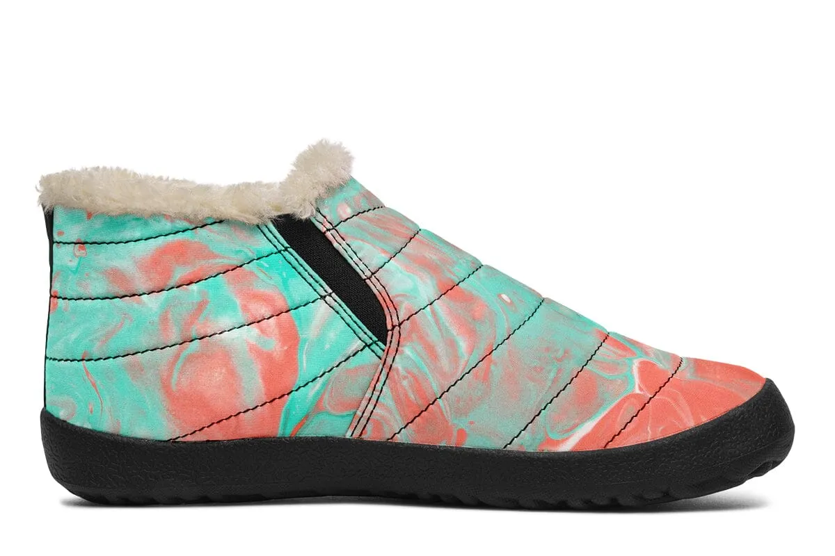 Marble Winter Slippers
