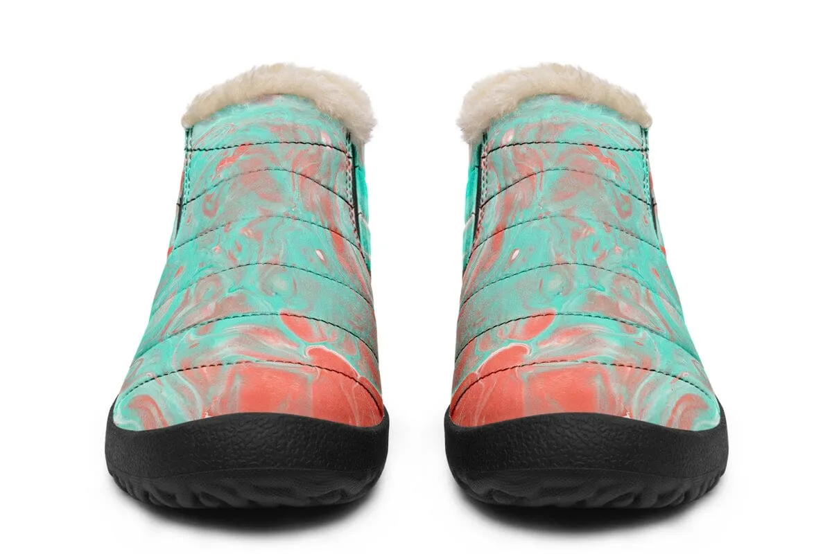 Marble Winter Slippers