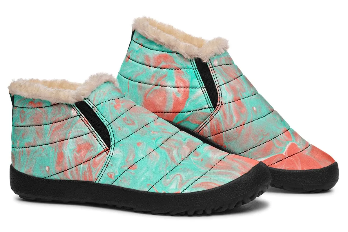 Marble Winter Slippers