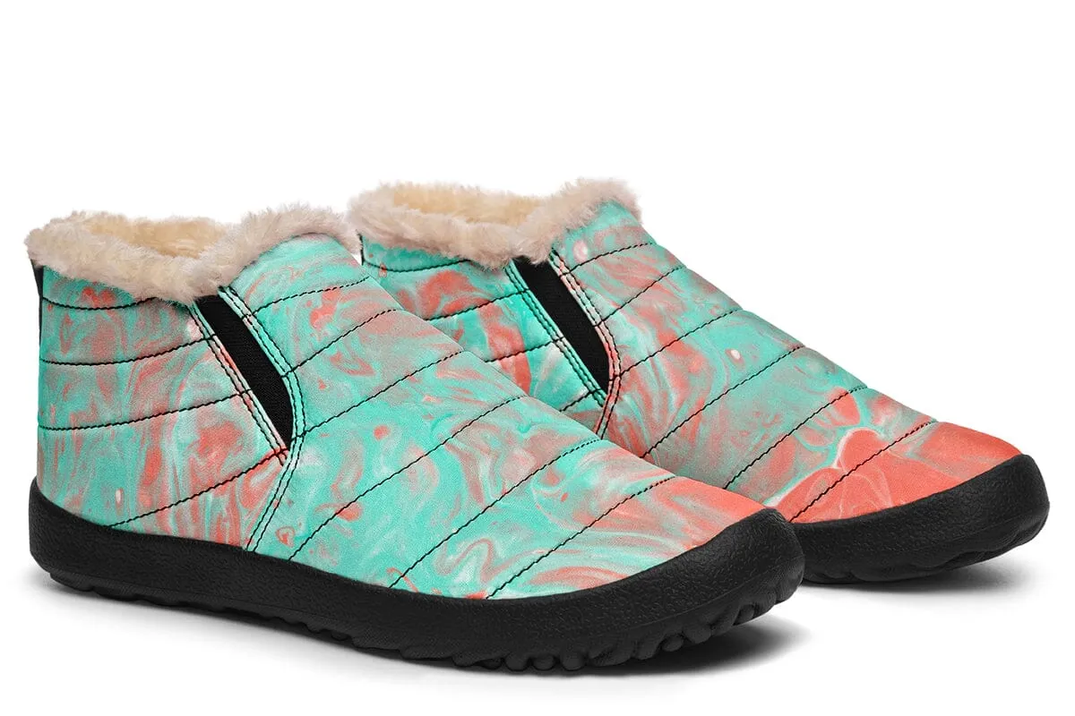 Marble Winter Slippers