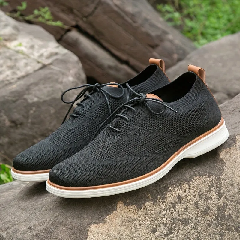 Men's Trendy Business Style Breathable Walking Shoes