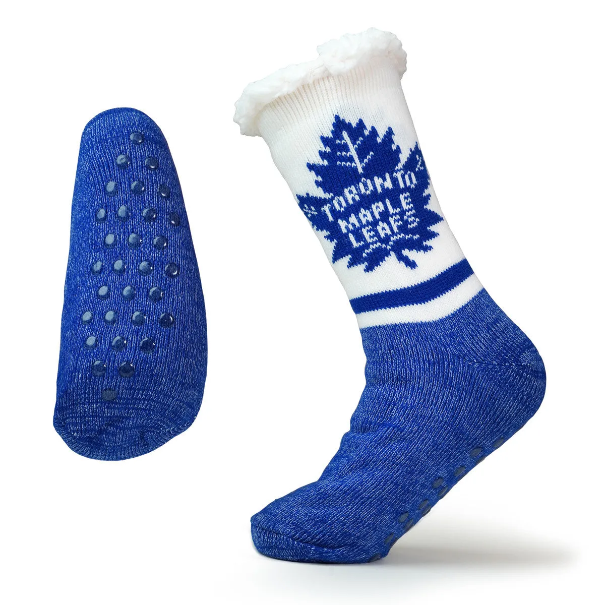 Northern Comfort "NHL Toronto Maple Leaf" Women and Men's Slipper Socks