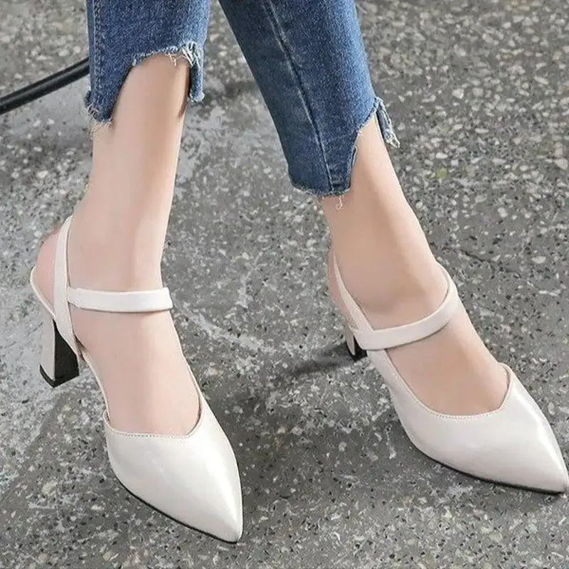 Pointed Comfy Kitten High Heels