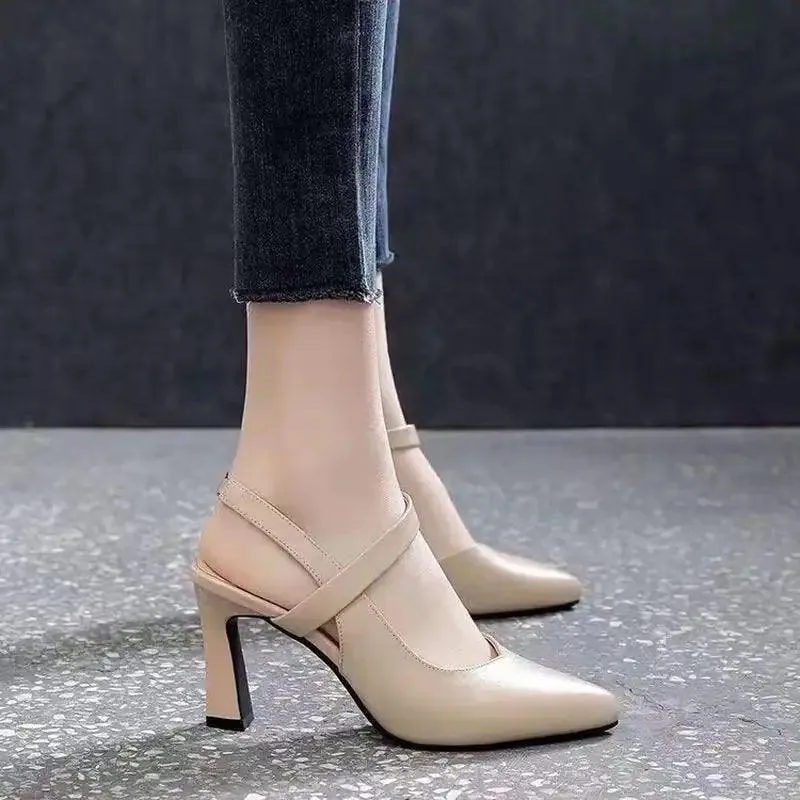 Pointed Comfy Kitten High Heels
