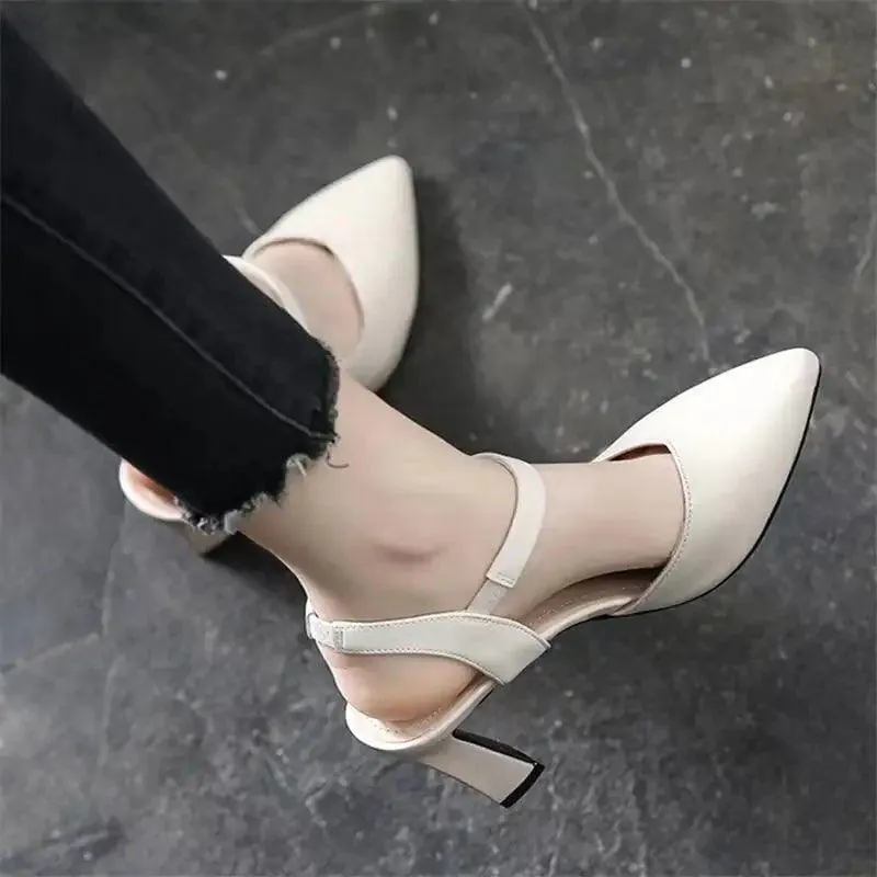Pointed Comfy Kitten High Heels