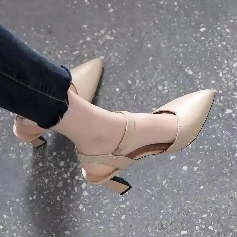 Pointed Comfy Kitten High Heels