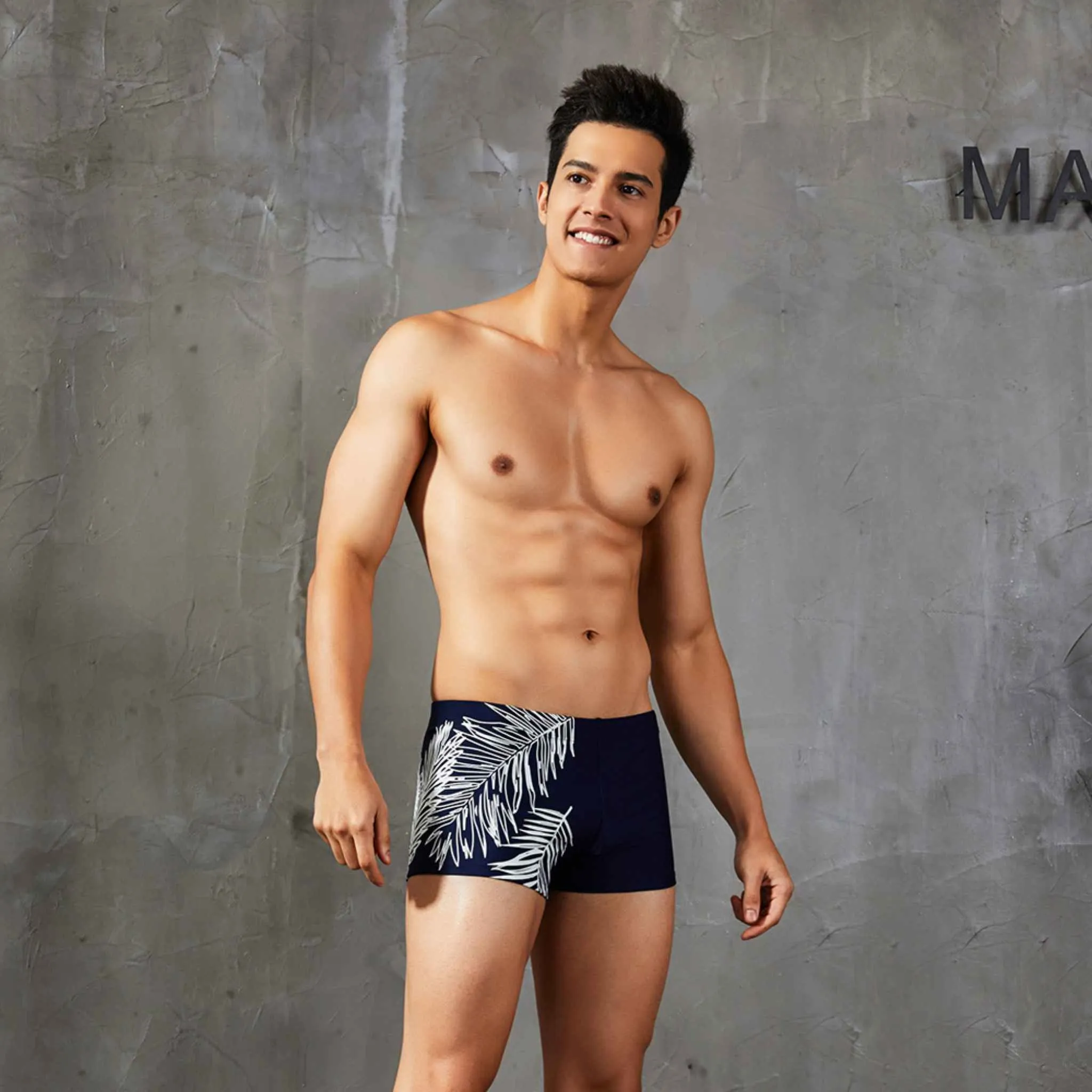 Queen Palm Swim Brief Trunks