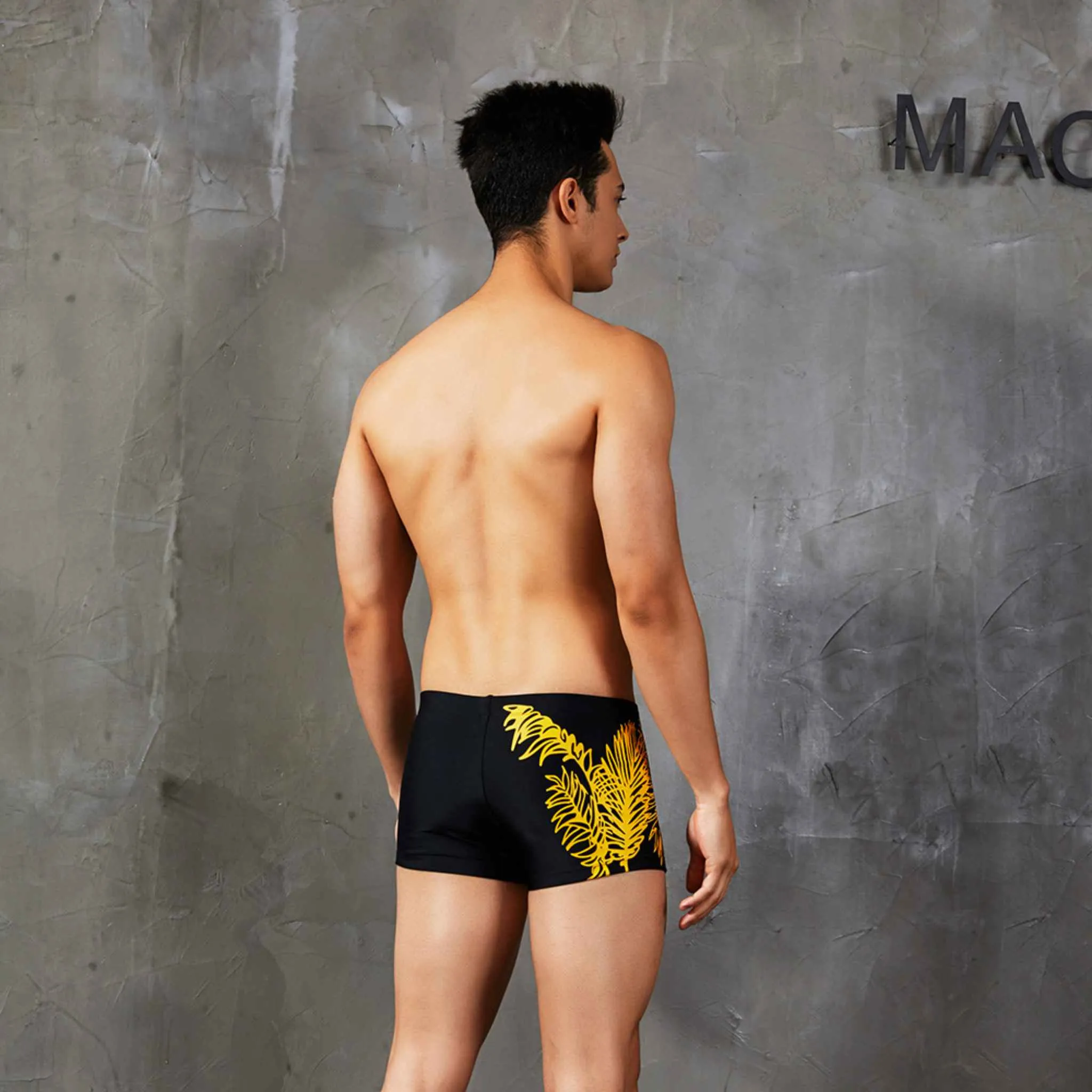Queen Palm Swim Brief Trunks