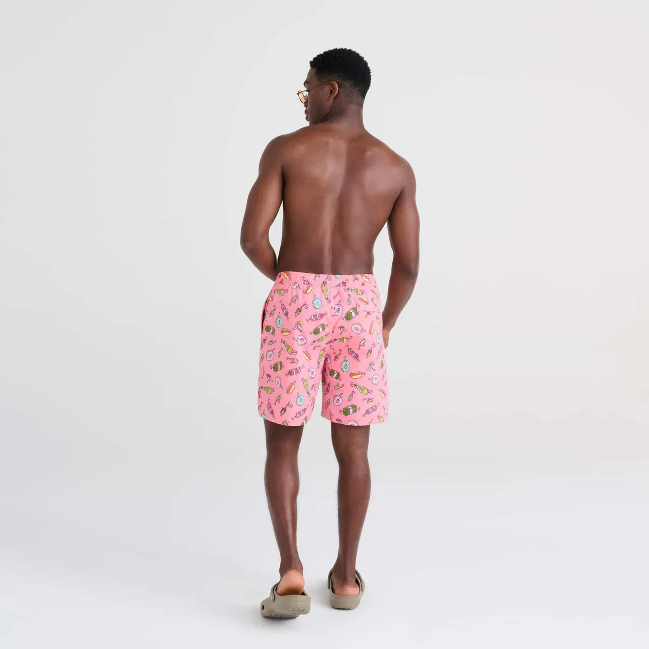SAXX 2N1 VOLLEY 7" SWIM TRUNKS