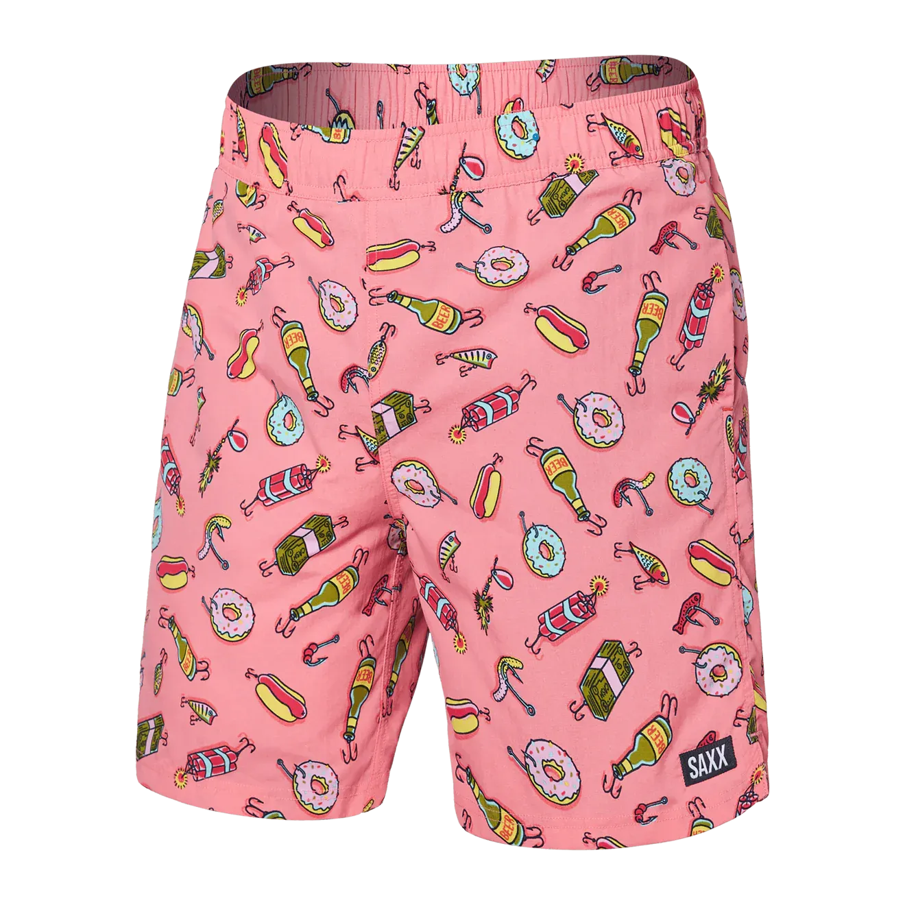 SAXX 2N1 VOLLEY 7" SWIM TRUNKS