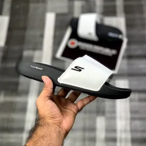 Skechers Hyperrbursst Recovery Edge Slide “Black White”