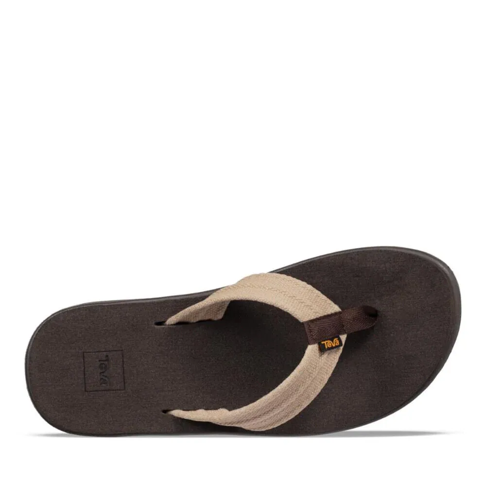 Teva Men's Voya Canvas Flip Flops Sandals