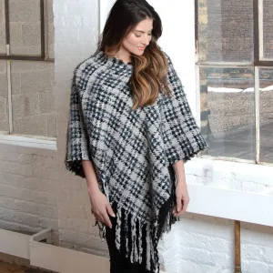 Winter Jude One Size Herringbone Poncho